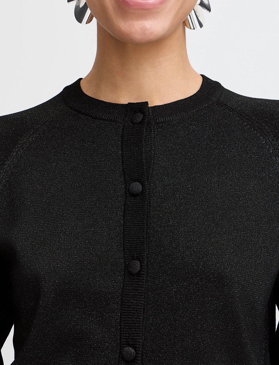 b.young - BYMOBBE LS CARDIGAN - meteorite - 0