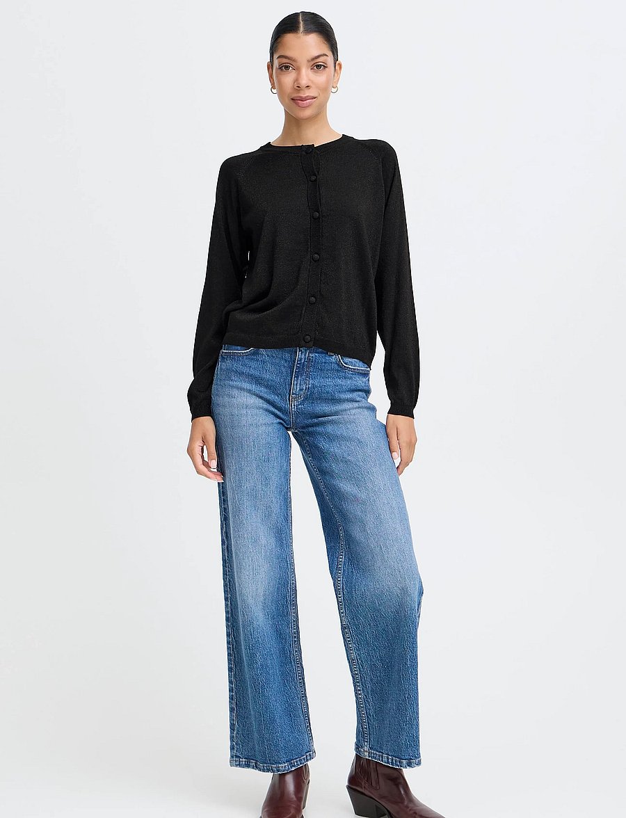 b.young - BYMOBBE LS CARDIGAN - meteorite - 3
