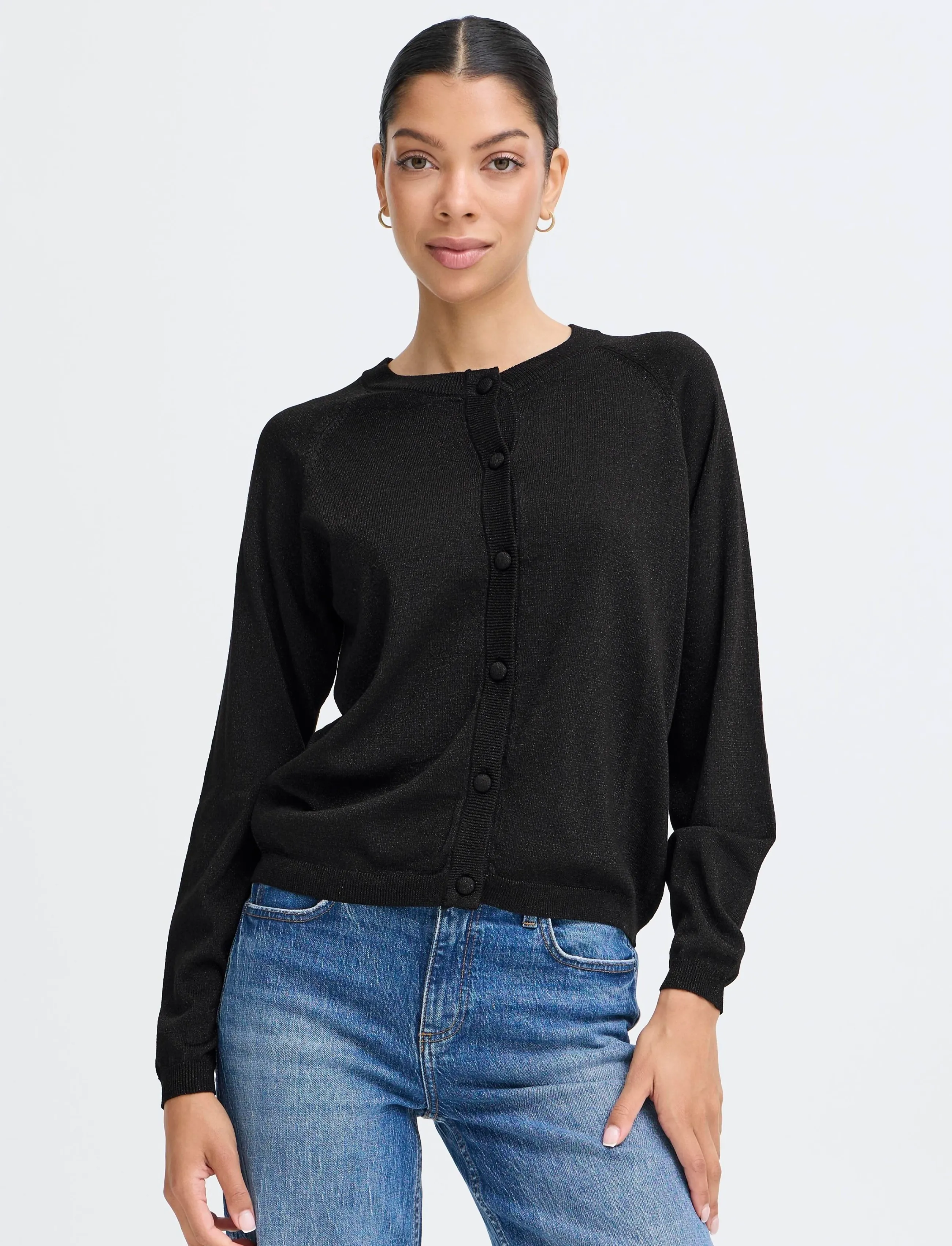b.young - BYMOBBE LS CARDIGAN - meteorite - 4