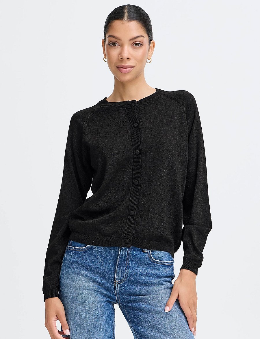 b.young - BYMOBBE LS CARDIGAN - meteorite - 4