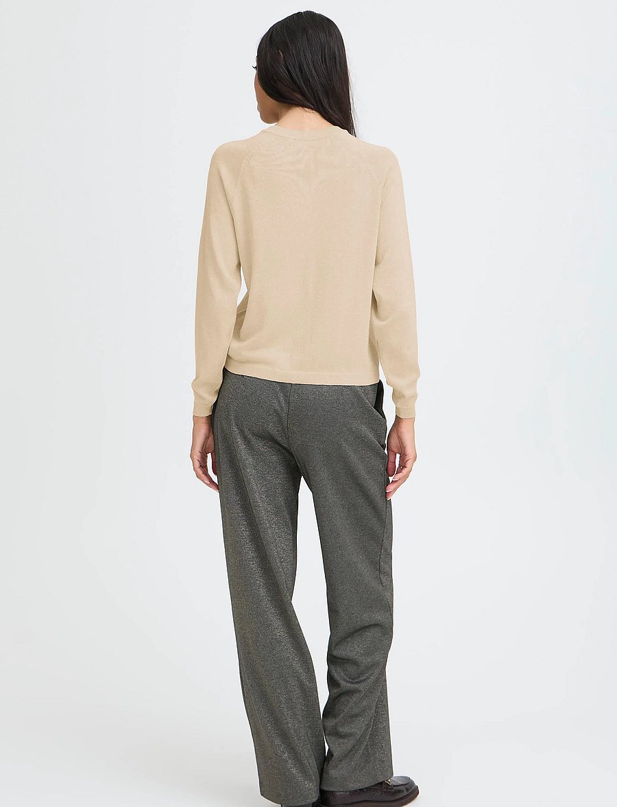 b.young - BYMOBBE LS CARDIGAN - strickjacken - oatmeal - 3