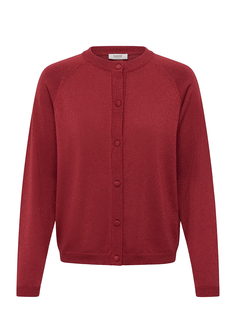 b.young - BYMOBBE LS CARDIGAN - strickjacken - sun-dried tomato - 1