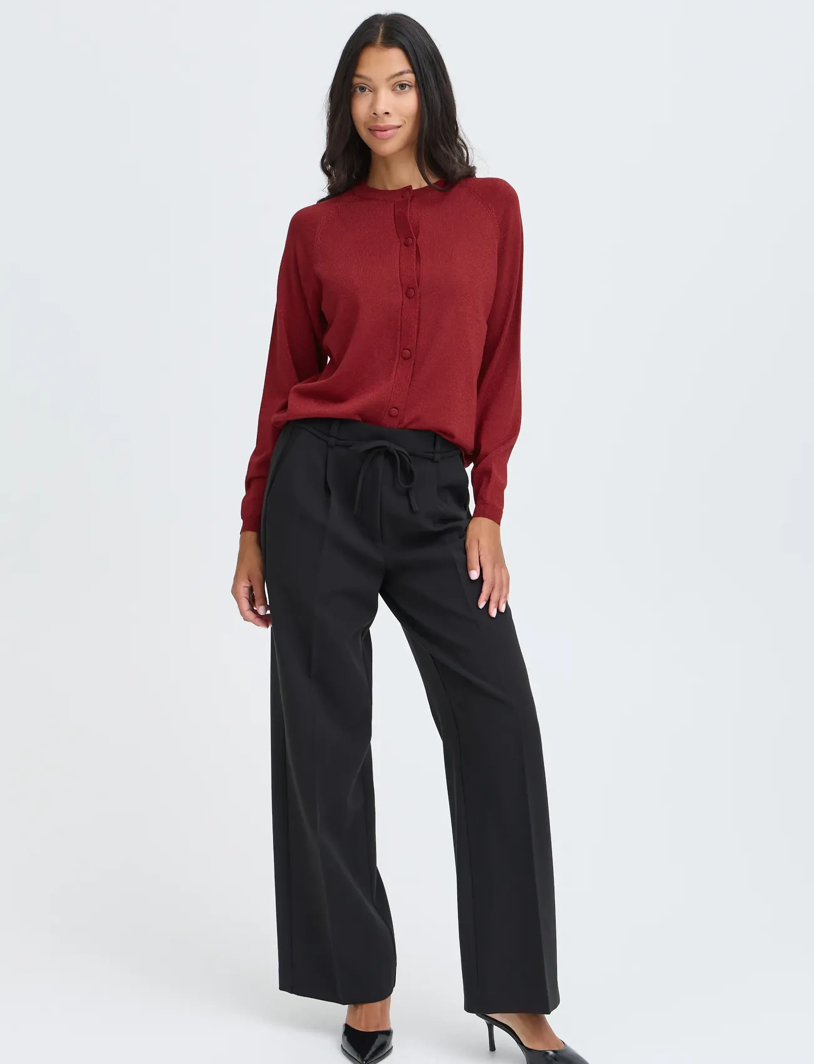 b.young - BYMOBBE LS CARDIGAN - herbstliche kleidung - sun-dried tomato - 4