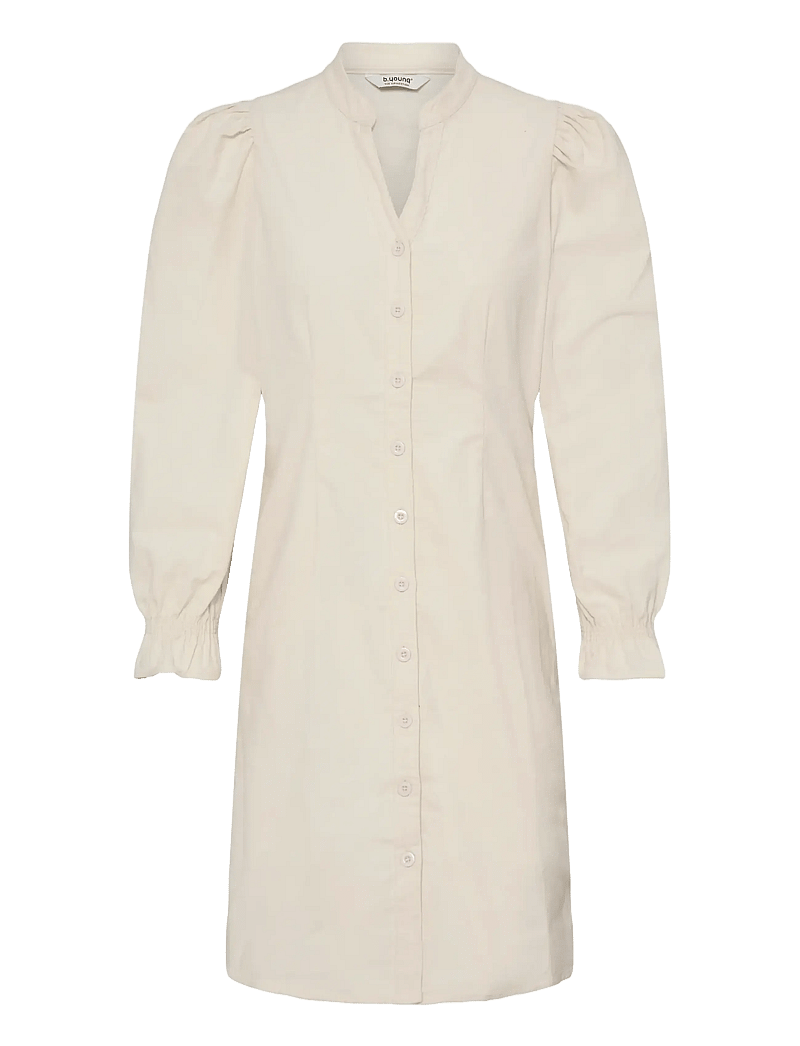 b.young - BYDENORD VNECK DRESS - skjortekjoler - birch - 1