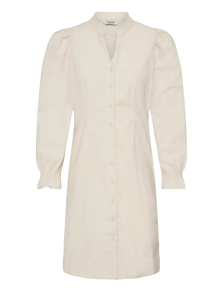 b.young - BYDENORD VNECK DRESS - skjortekjoler - birch - 1