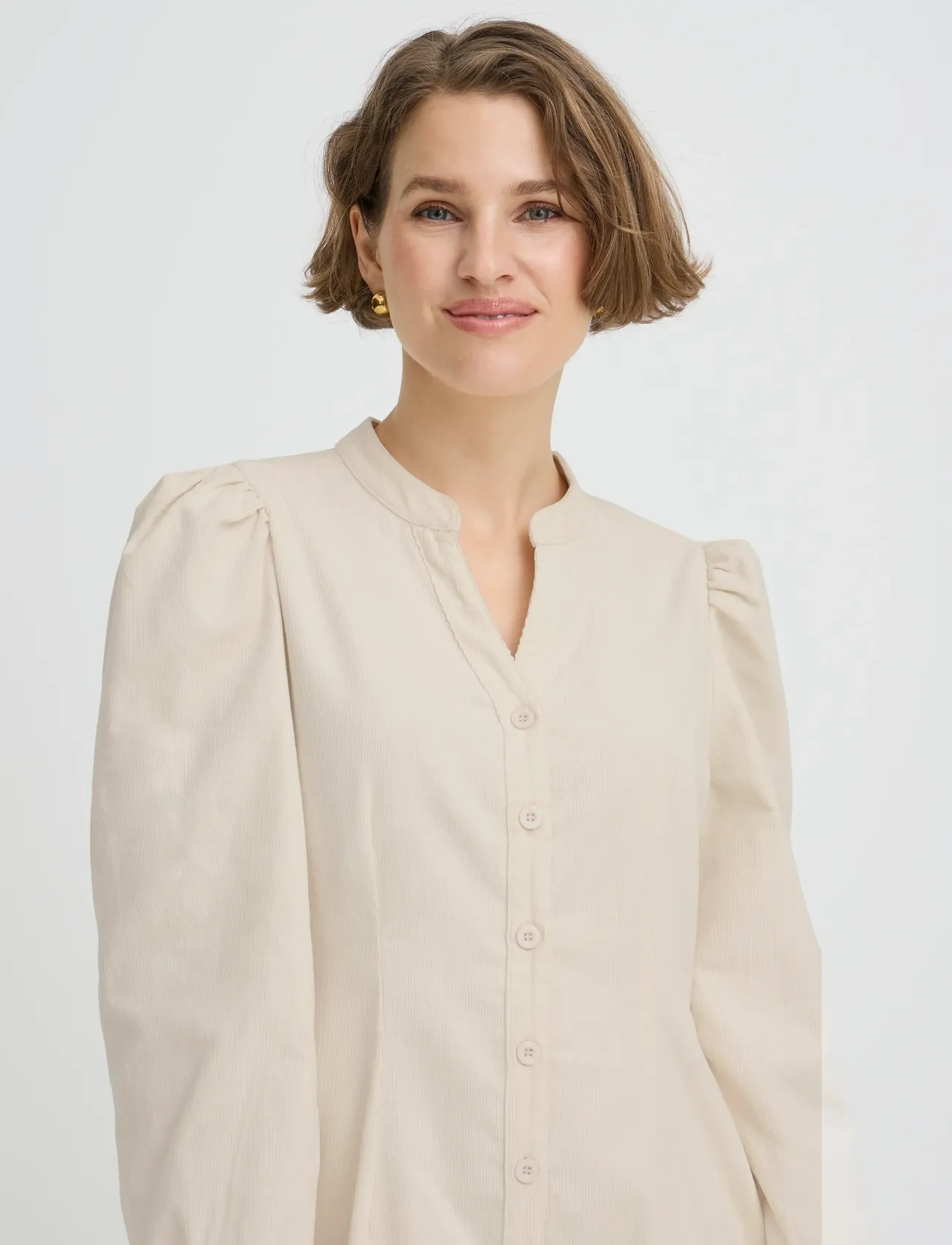 b.young - BYDENORD VNECK DRESS - skjortekjoler - birch - 4