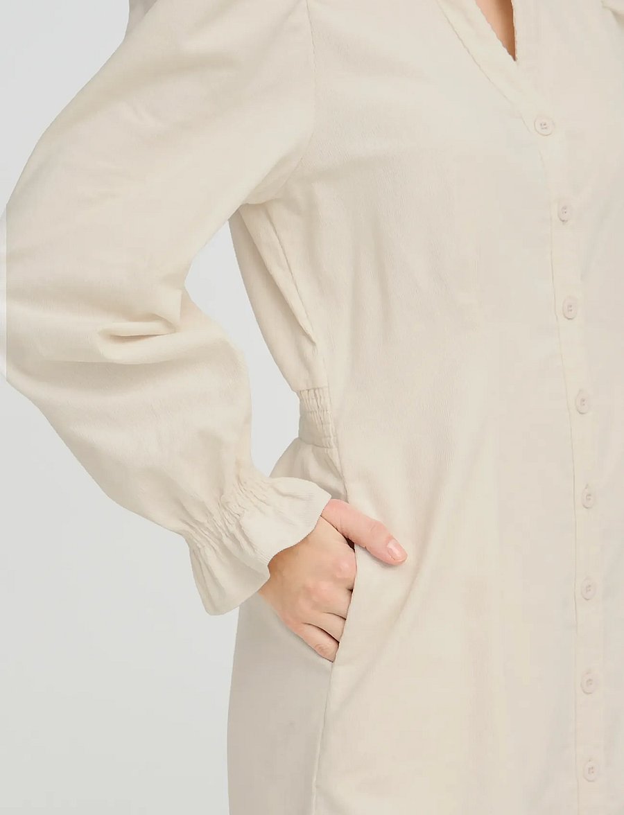 b.young - BYDENORD VNECK DRESS - skjortekjoler - birch - 5