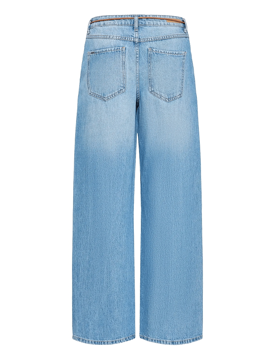 b.young - BYKACILA JEANS - hosen mit weitem bein - mid blue denim - 2