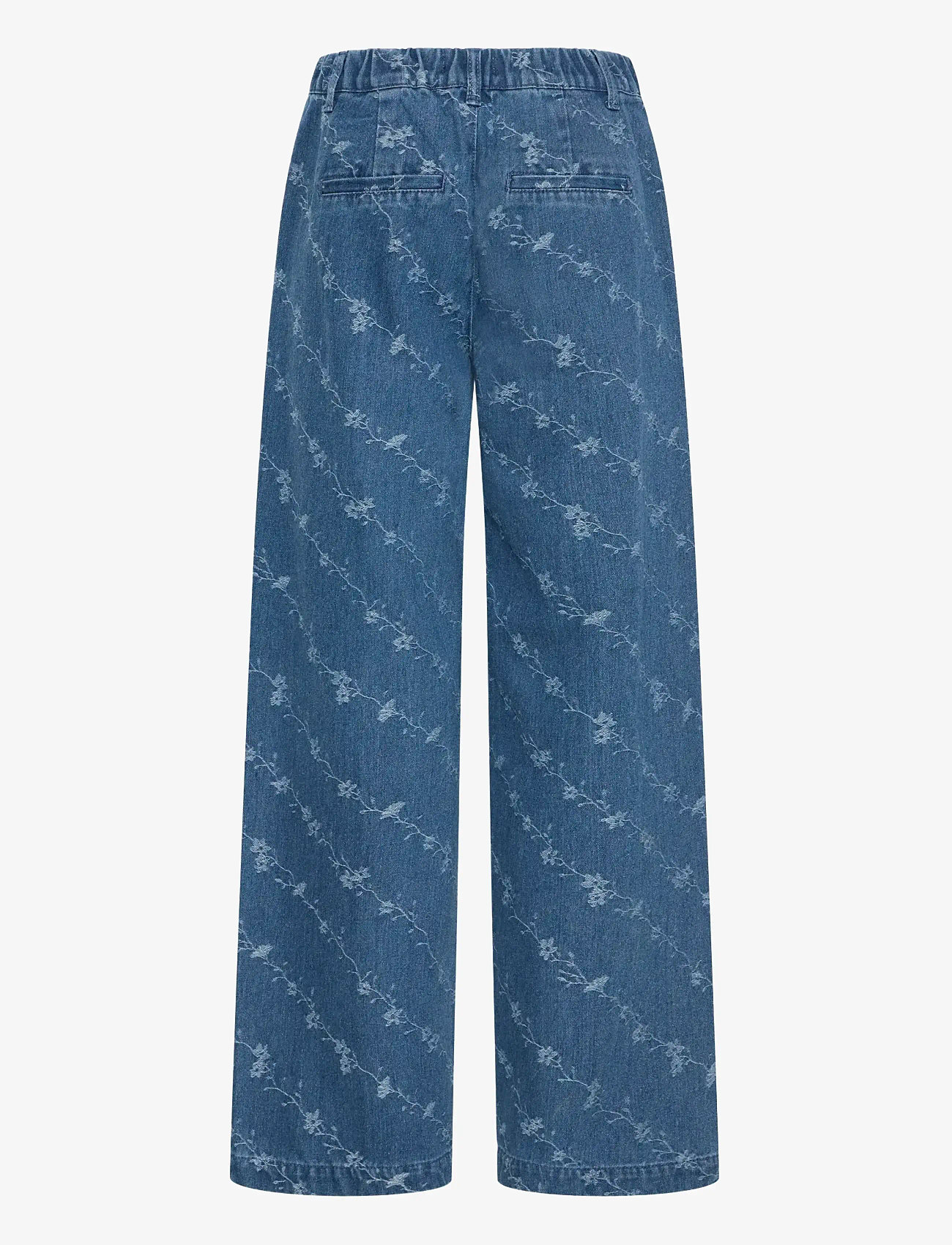 b.young - BYKANIO PANTS - laia säärega teksad - mid blue denim - 2