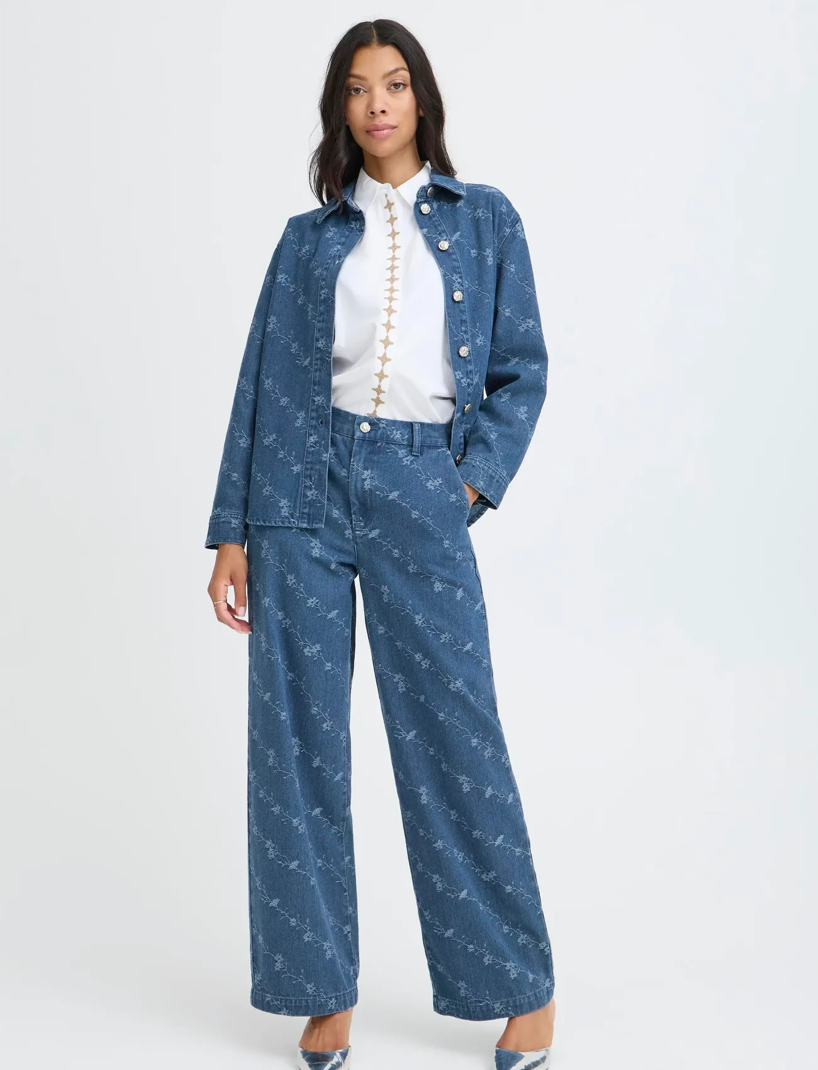 b.young - BYKANIO PANTS - brede jeans - mid blue denim - 3