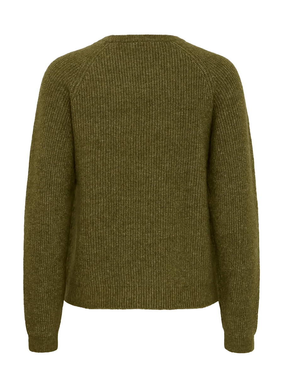 b.young - BYOTAJA JUMPER - kampsunid - avocado melange - 2