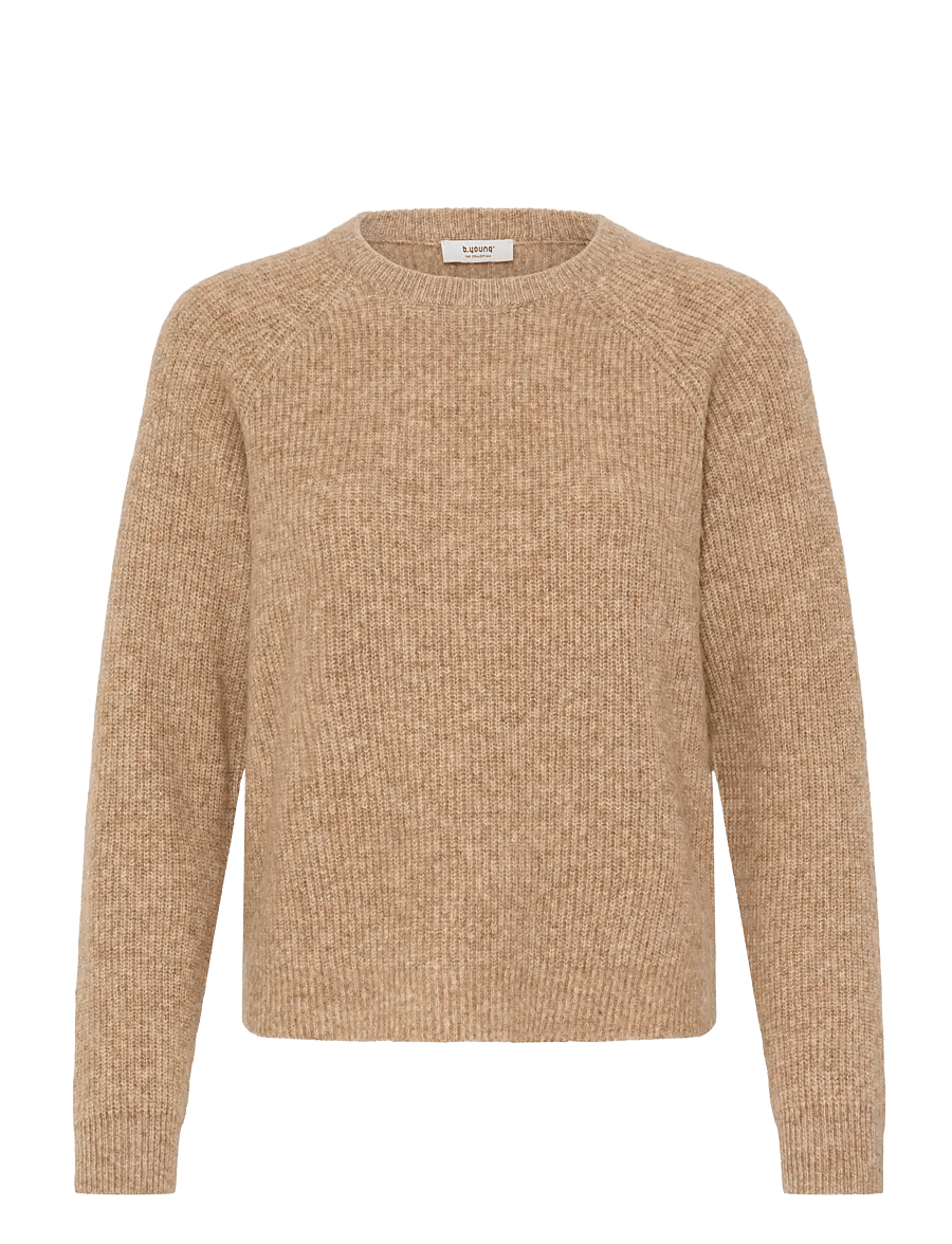 b.young - BYOTAJA JUMPER - kampsunid - humus melange - 0