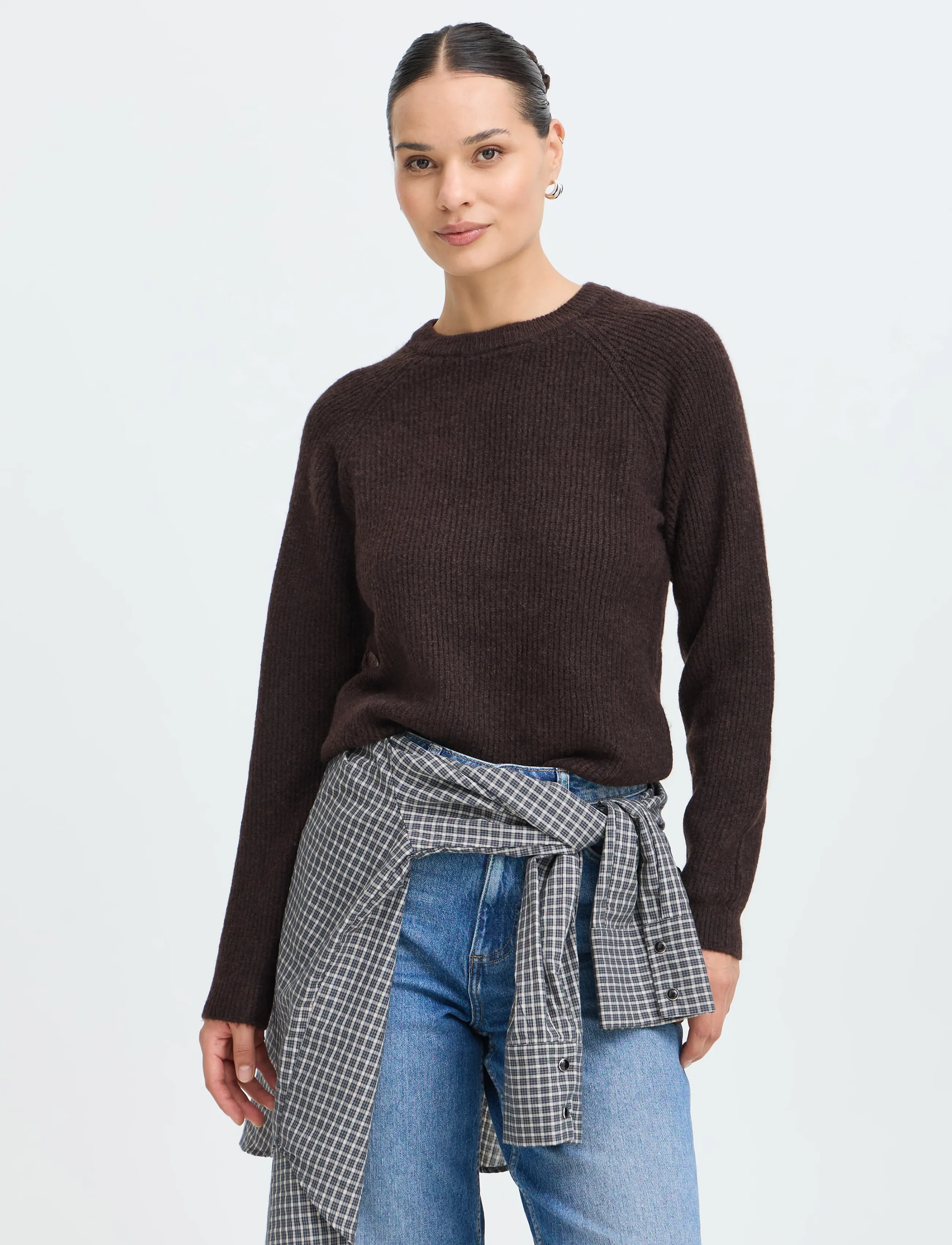 b.young - BYOTAJA JUMPER - pullover - java melange - 4