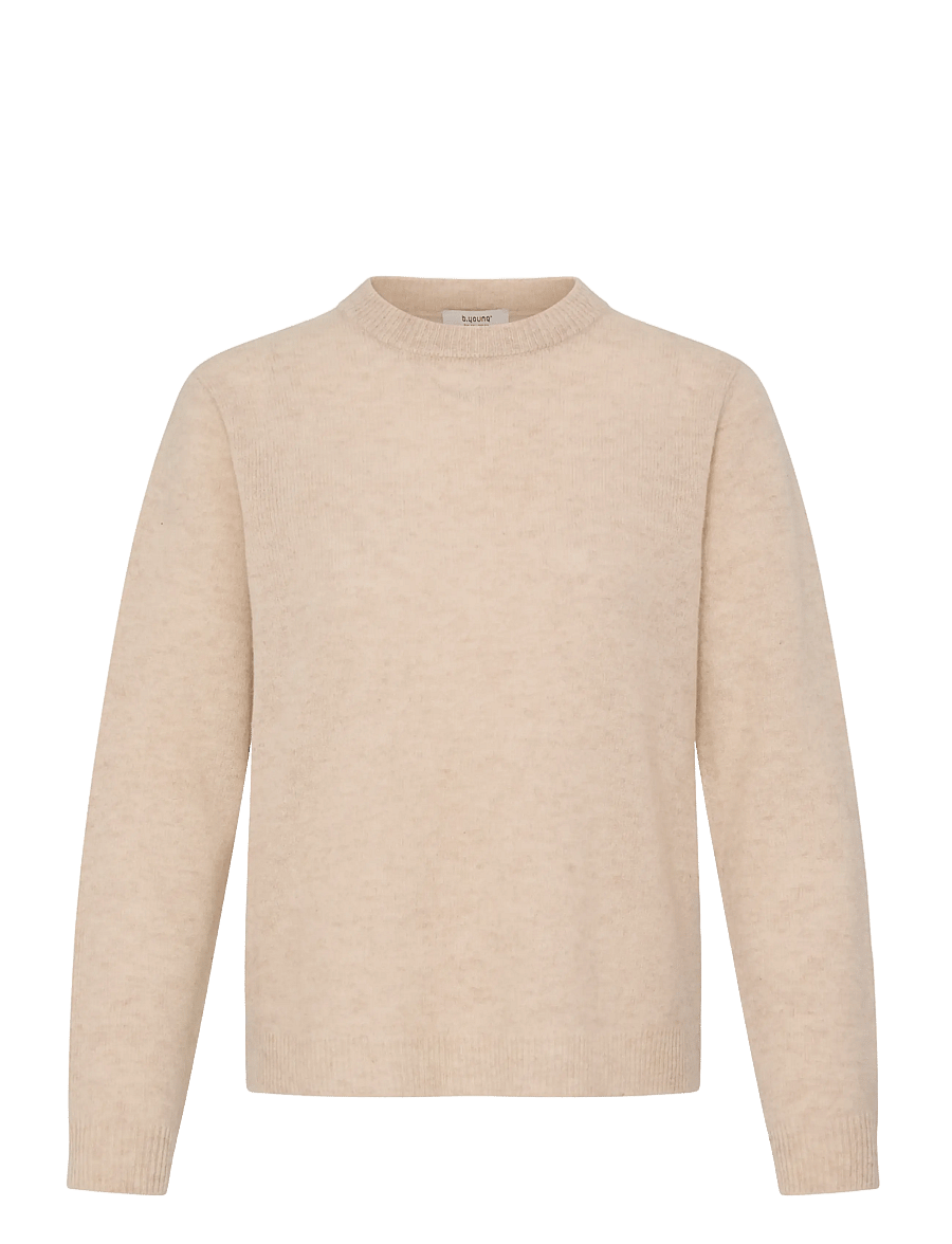 b.young - BYOSANNA JUMPER - kashmir - humus melange - 1