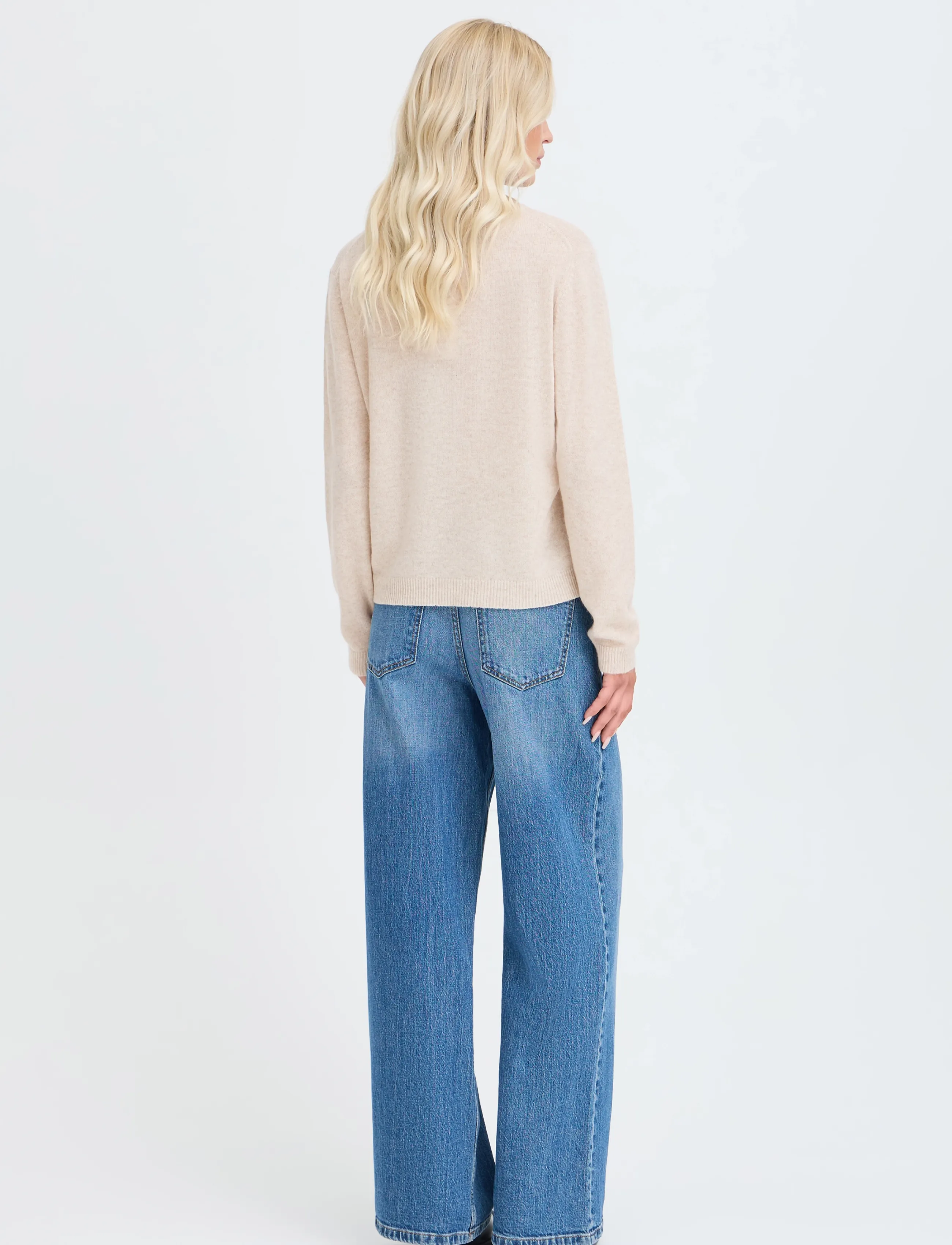 b.young - BYOSANNA JUMPER - kashmir - humus melange - 5