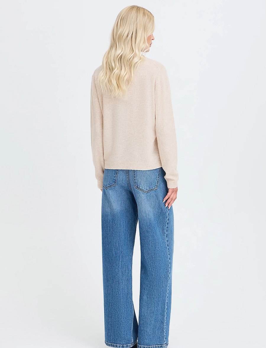 b.young - BYOSANNA JUMPER - kashmir - humus melange - 5