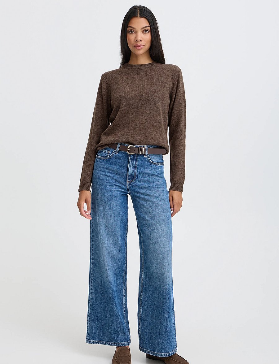 b.young - BYOSANNA JUMPER - kašmiir - java melange - 0
