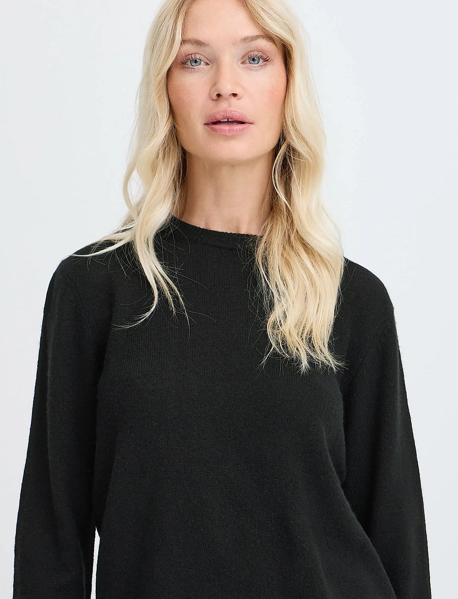 b.young - BYOSANNA JUMPER - kaschmir - meteorite - 0