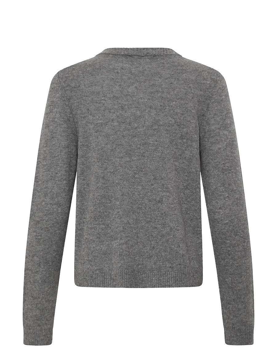 b.young - BYOSANNA JUMPER - kašmiir - mid grey melange - 2