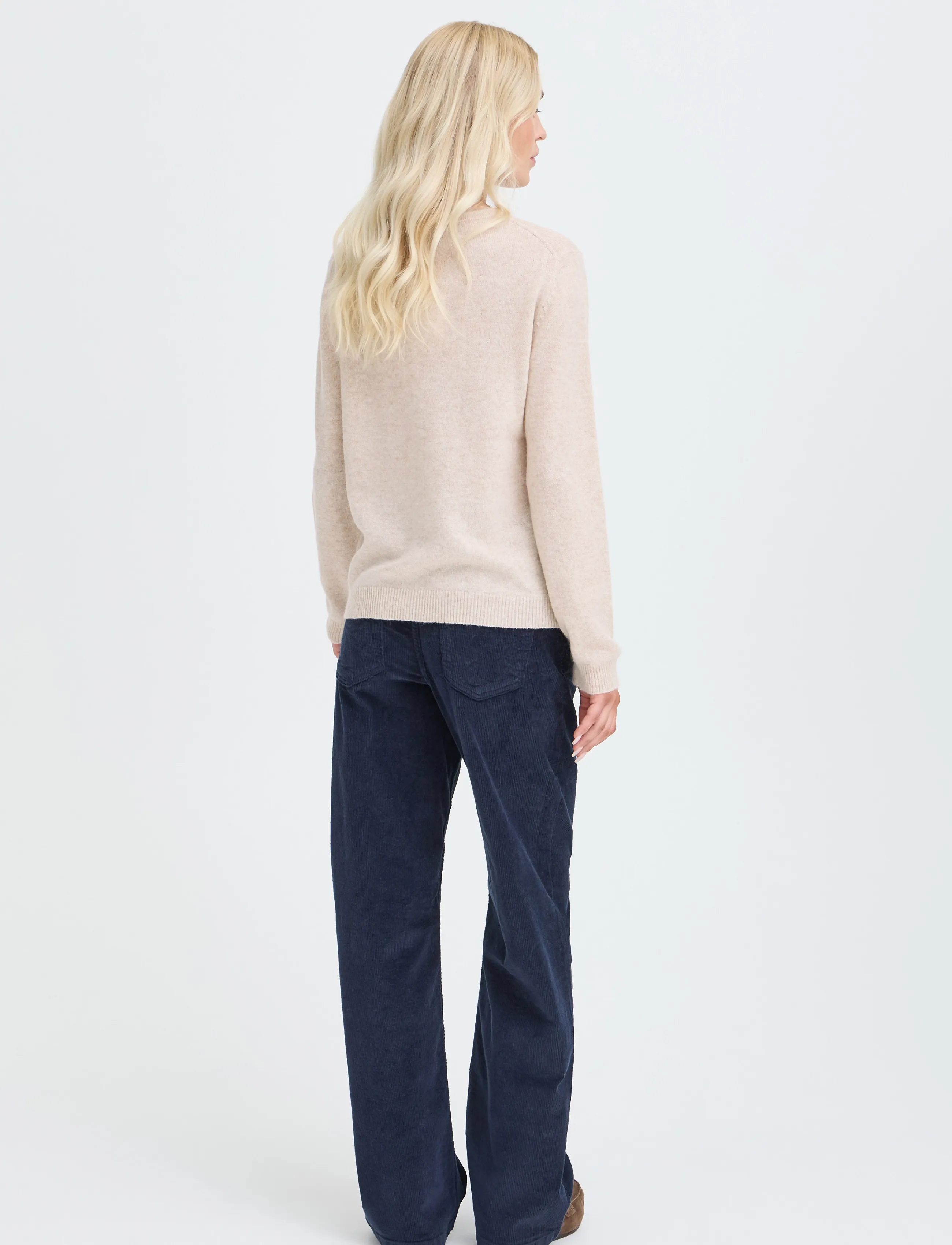 b.young - BYOSANNA CARDIGAN - cashmere - humus melange - 3