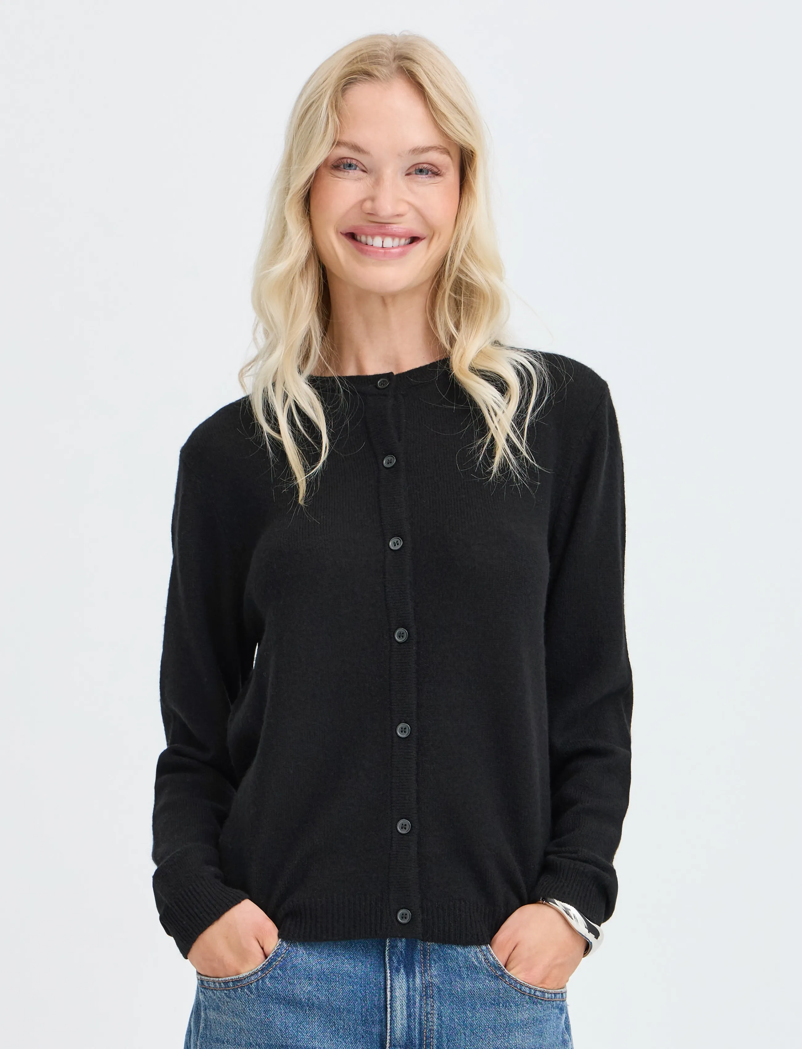 b.young - BYOSANNA CARDIGAN - cashmere - meteorite - 4