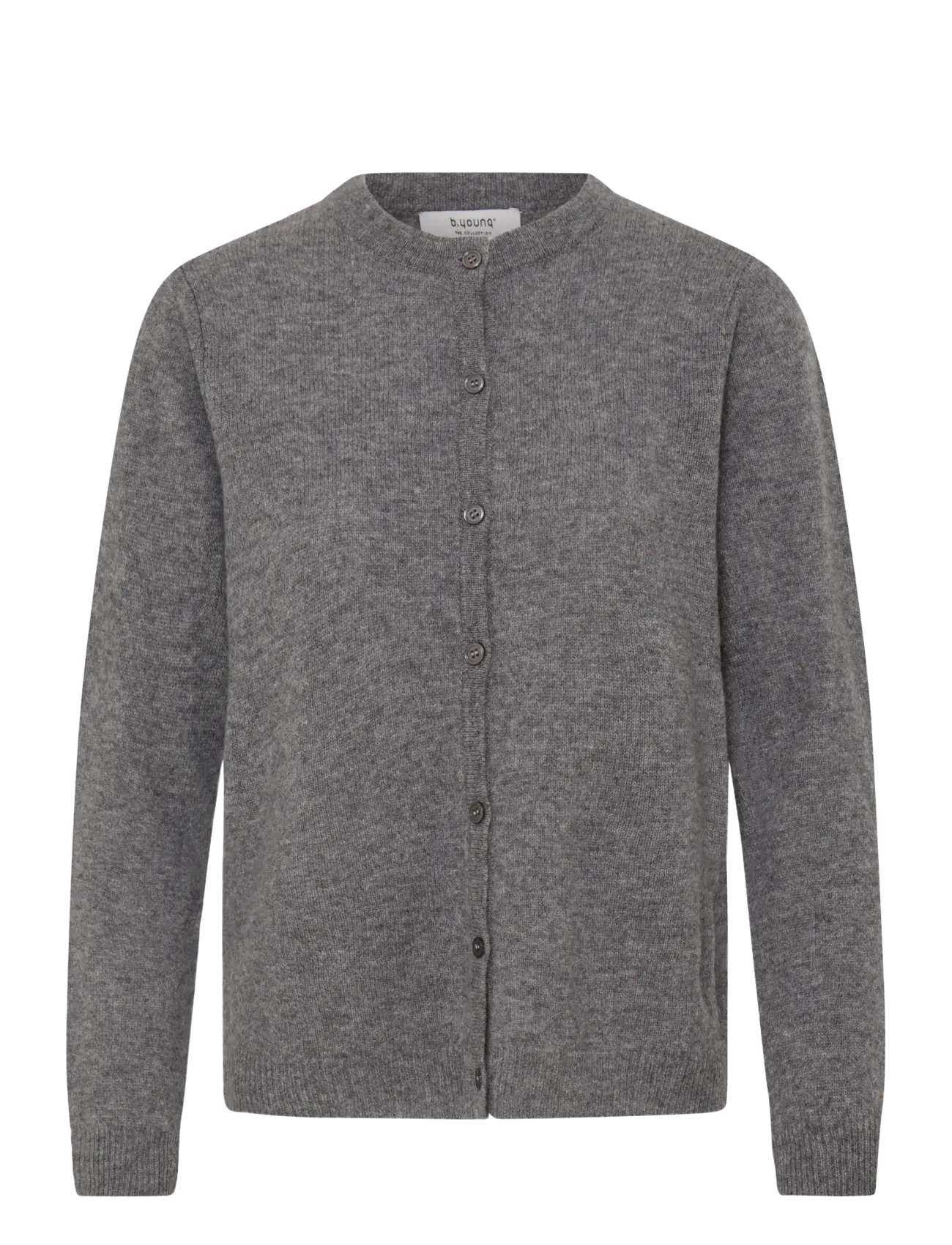 b.young BYOSANNA CARDIGAN - Kashmir - MID GREY MELANGE / grey