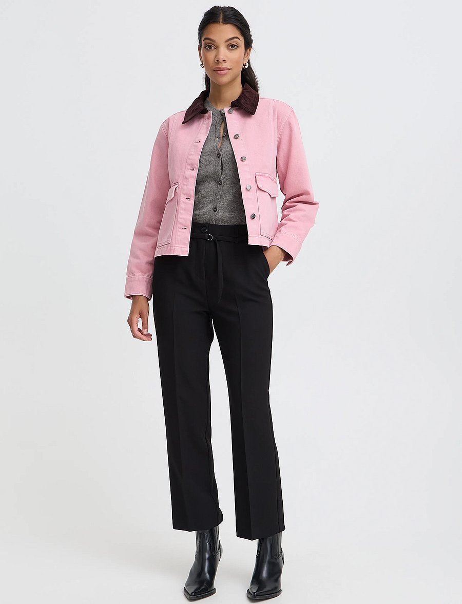 b.young - BYOSANNA CARDIGAN - kashmir - mid grey melange - 0