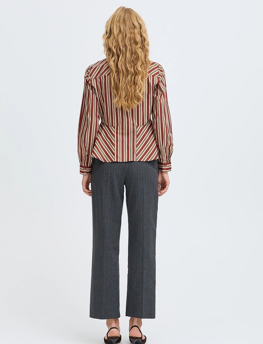 b.young - BYGLIS SHIRT - long-sleeved shirts - smoked paprika stripe - 3