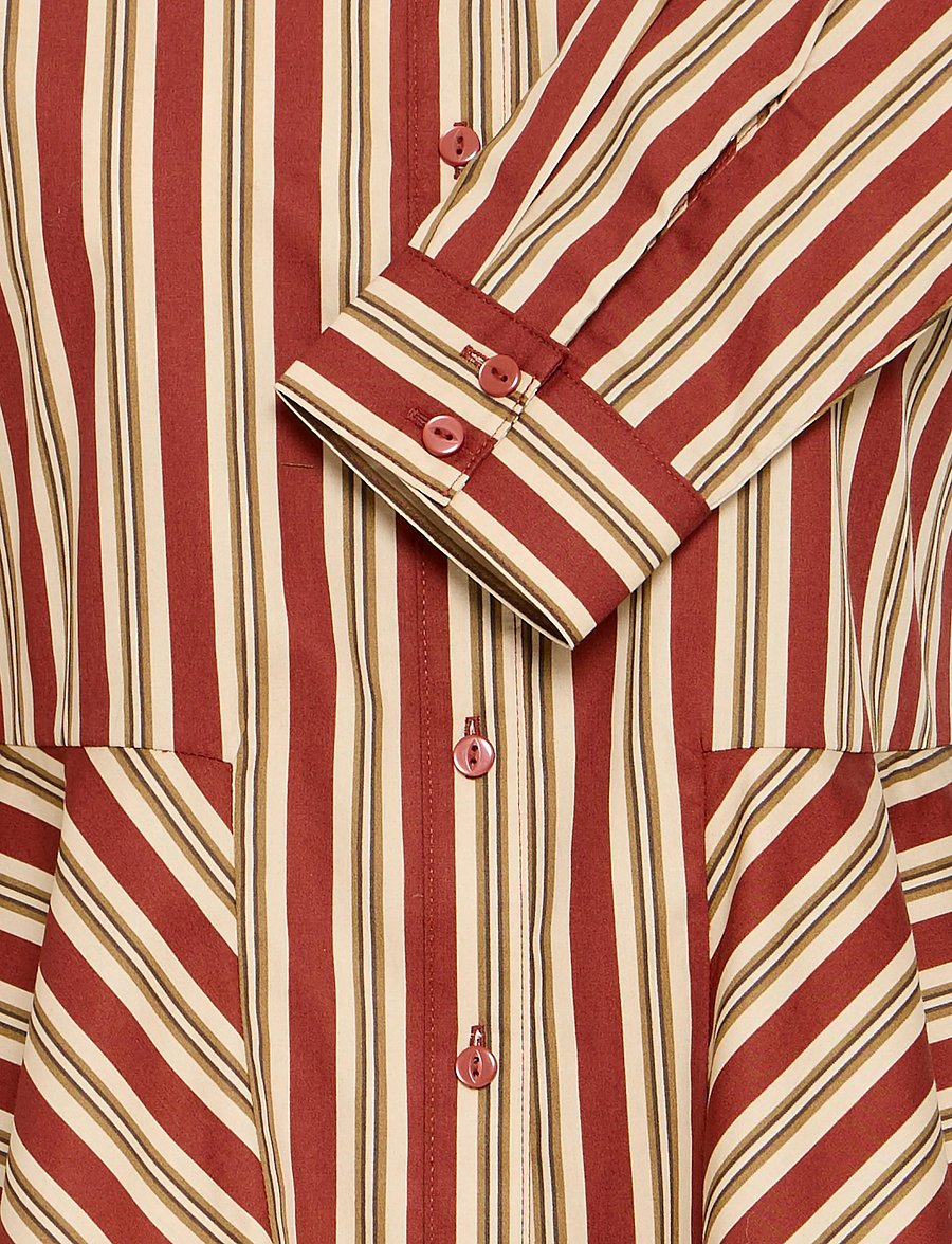 b.young - BYGLIS SHIRT - langærmede skjorter - smoked paprika stripe - 2