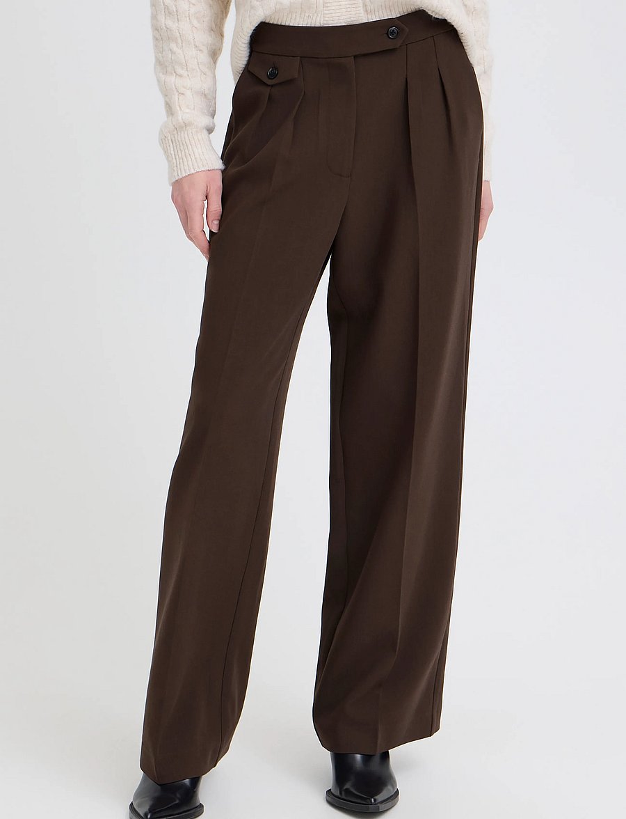 b.young - BYEARL WIDE PANTS - laia säärega püksid - java - 5