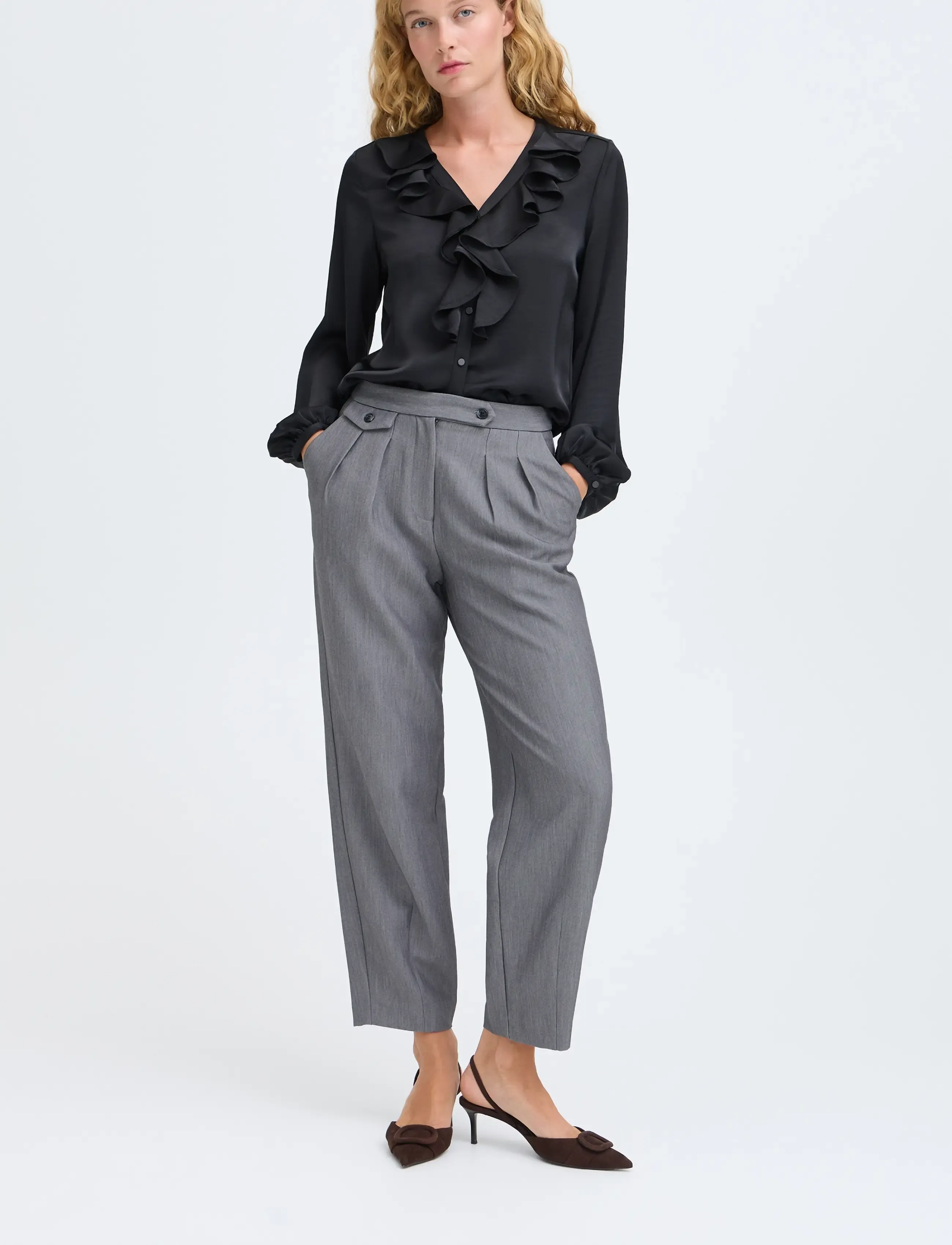 BYoung Byearl Dart Pants kostymbyxor dam – bild 7