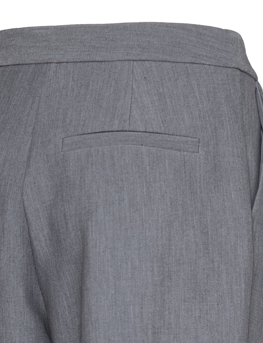 b.young - BYEARL DART PANTS - mid grey melange - 4
