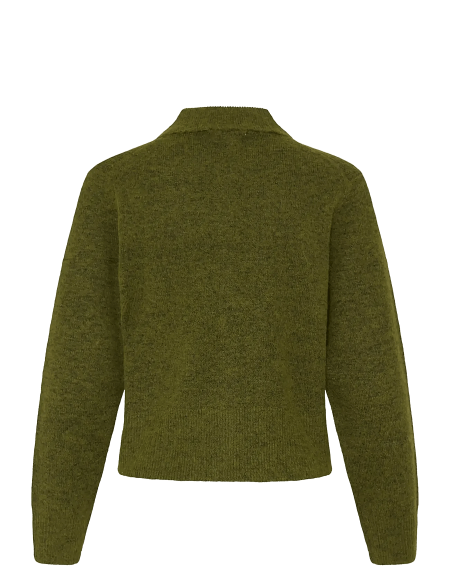 b.young - BYMINUA CARDIGAN - cardigans - avocado melange - 2
