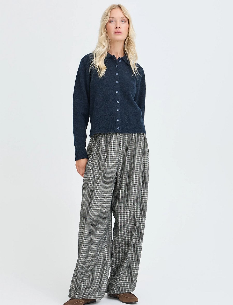 b.young - BYMINUA CARDIGAN - cardigans - dark sapphire melange - 3