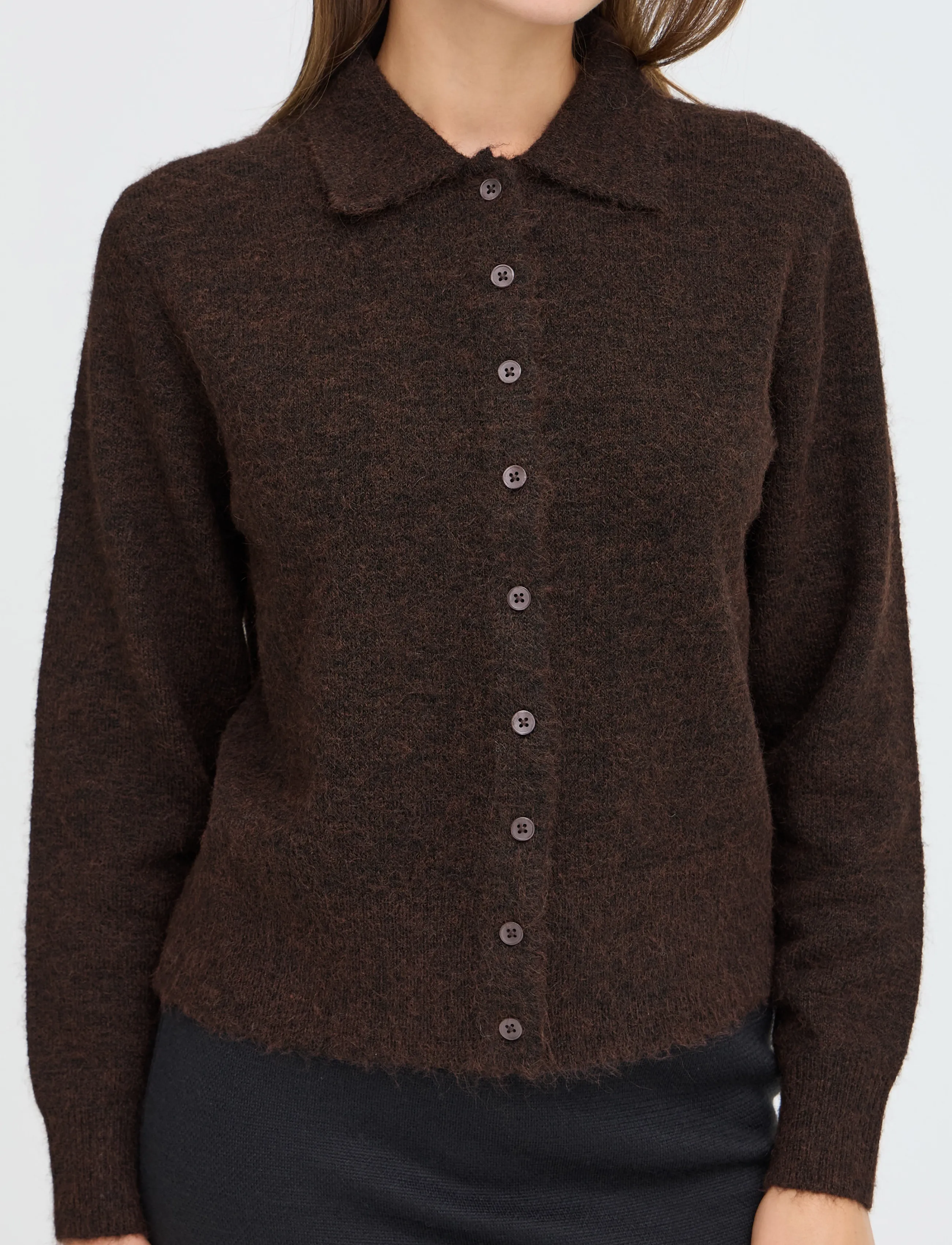 b.young - BYMINUA CARDIGAN - cardigans - java melange - 4