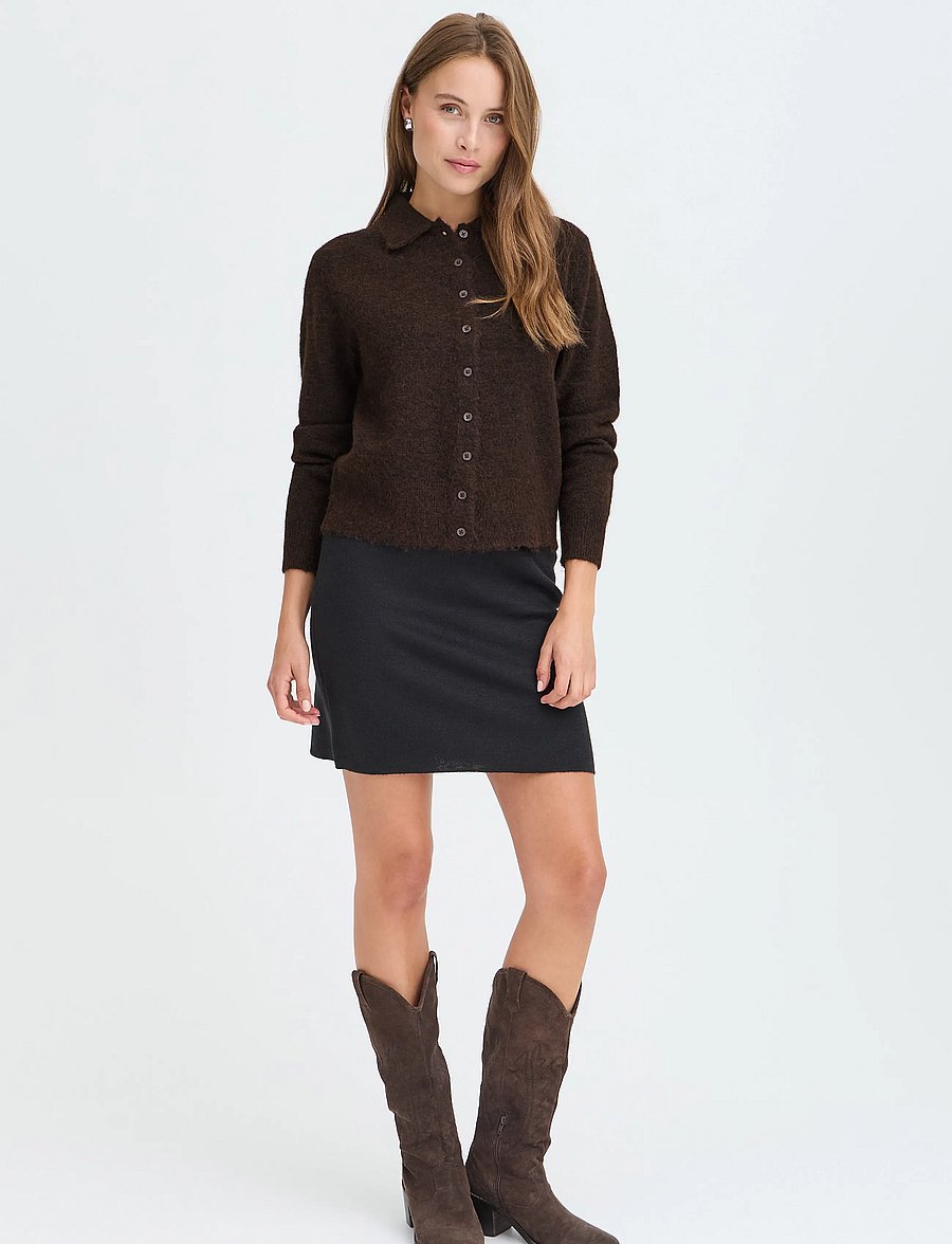 b.young - BYMINUA CARDIGAN - cardigans - java melange - 5