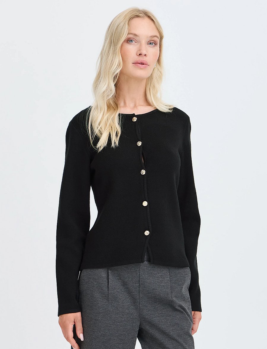 b.young - BYOTARI CARDIGAN 2 - strickjacken - meteorite - 4
