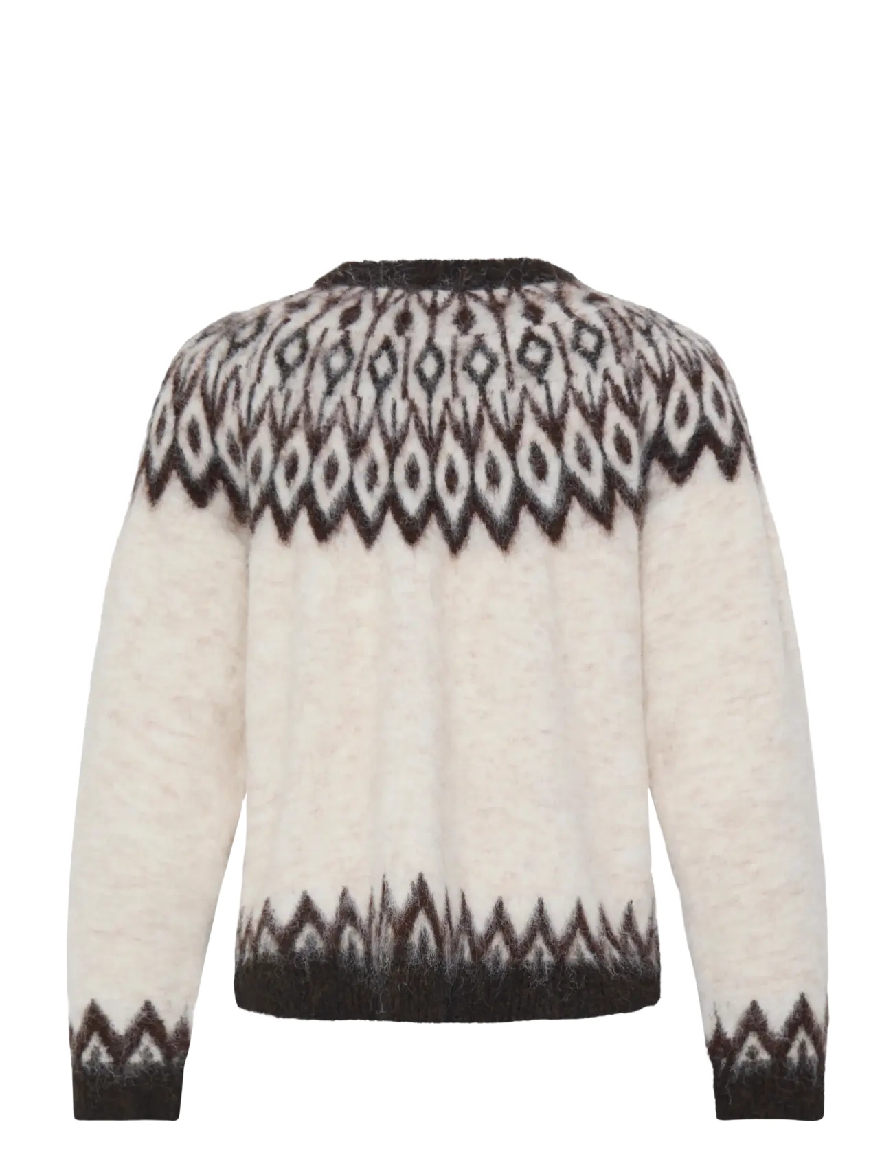 b.young - BYMILOU LS JUMPER - kampsunid - birch java fair island - 2