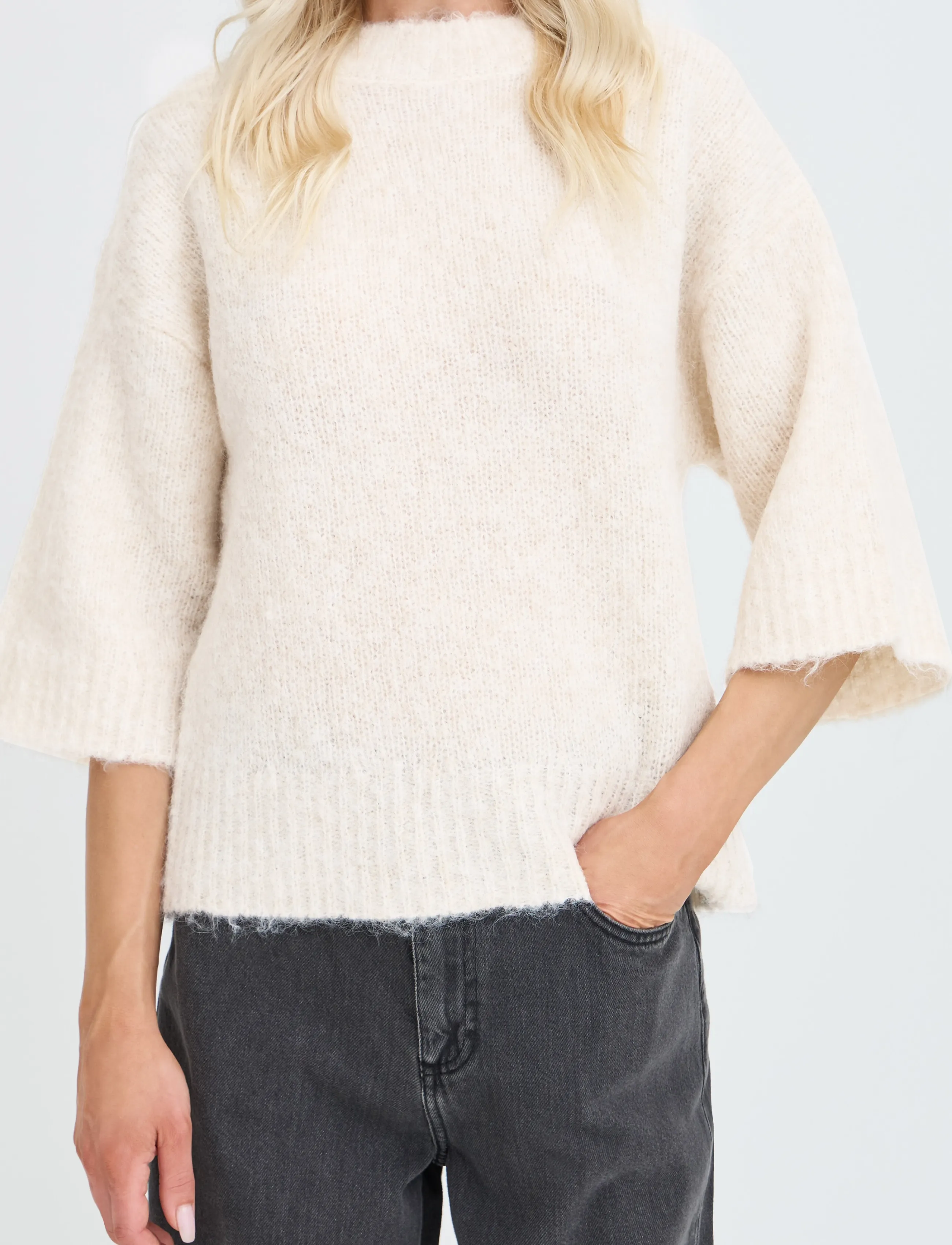 b.young - BYNYLA JUMPER - pullover - birch melange - 3