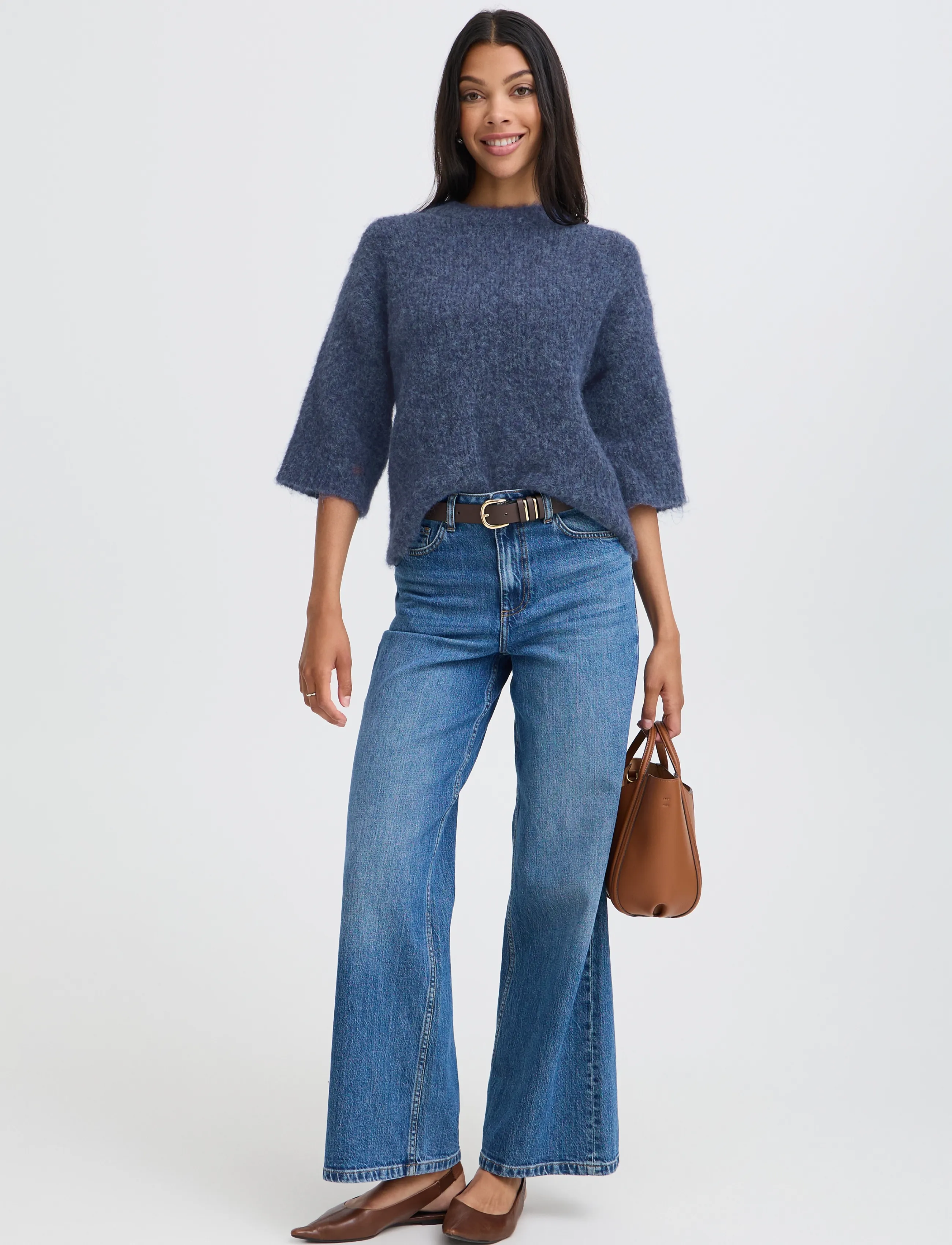 b.young - BYNYLA JUMPER - blue horizon melange - 3