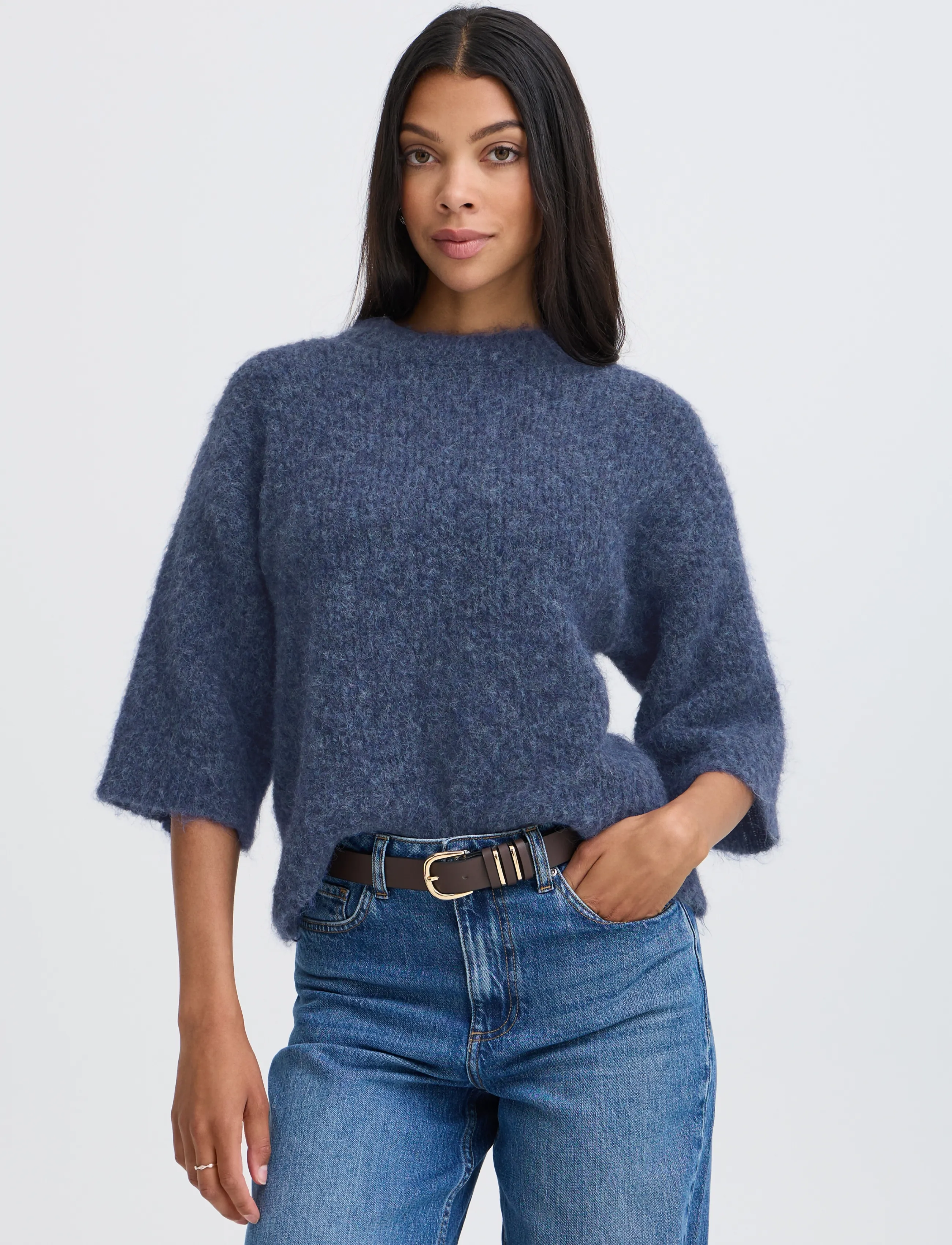 b.young - BYNYLA JUMPER - blue horizon melange - 4