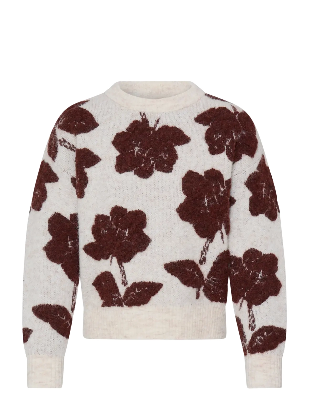 b.young BYMANDA JUMPER - Pullover - FUGDE FLOWER / cream