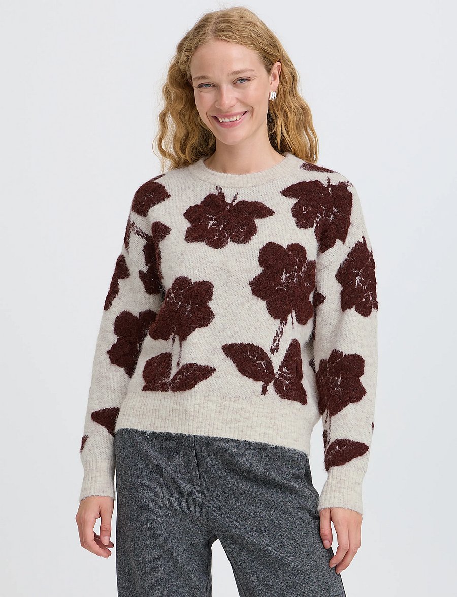b.young - BYMANDA JUMPER - pullover - fugde flower - 3