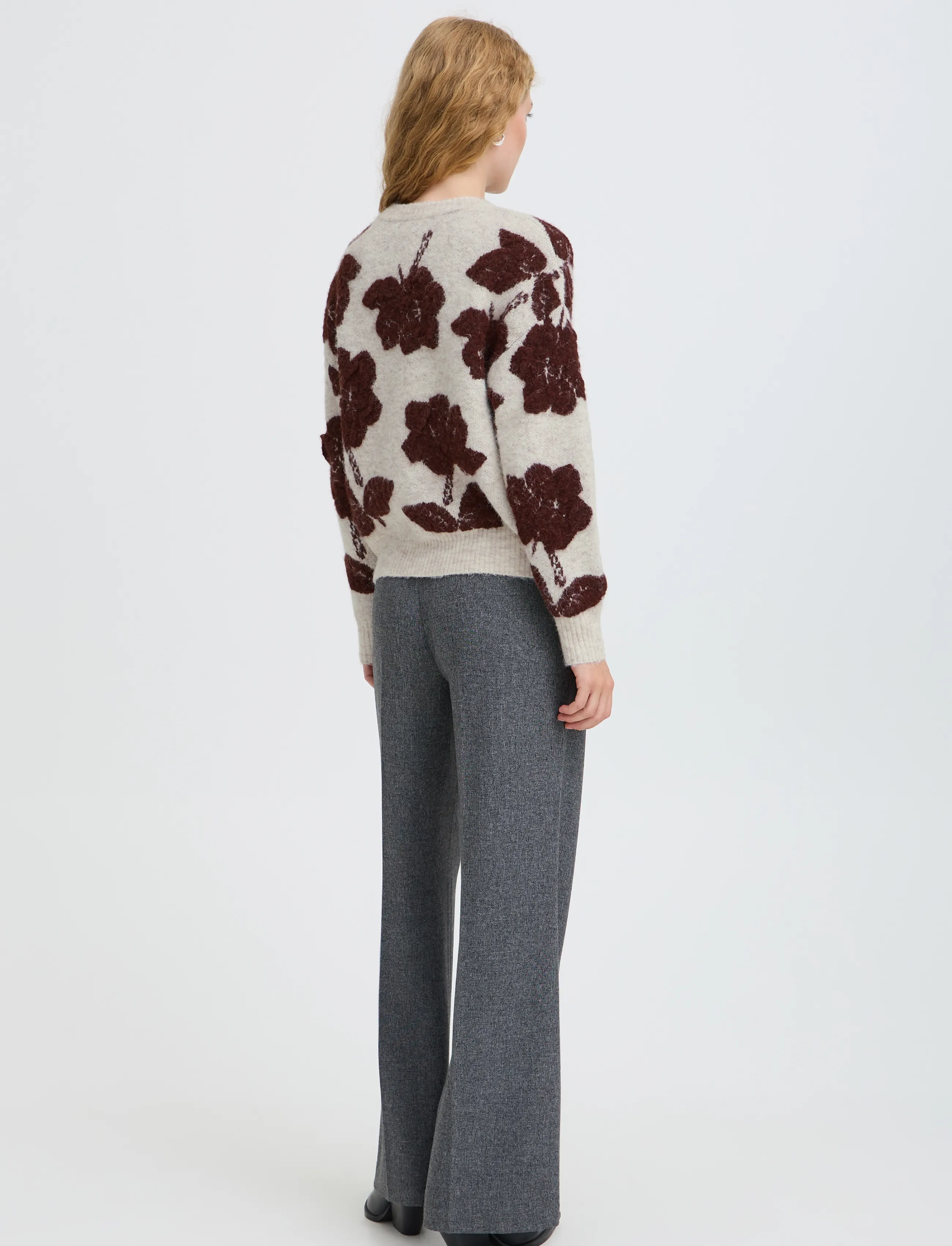 b.young - BYMANDA JUMPER - pullover - fugde flower - 4