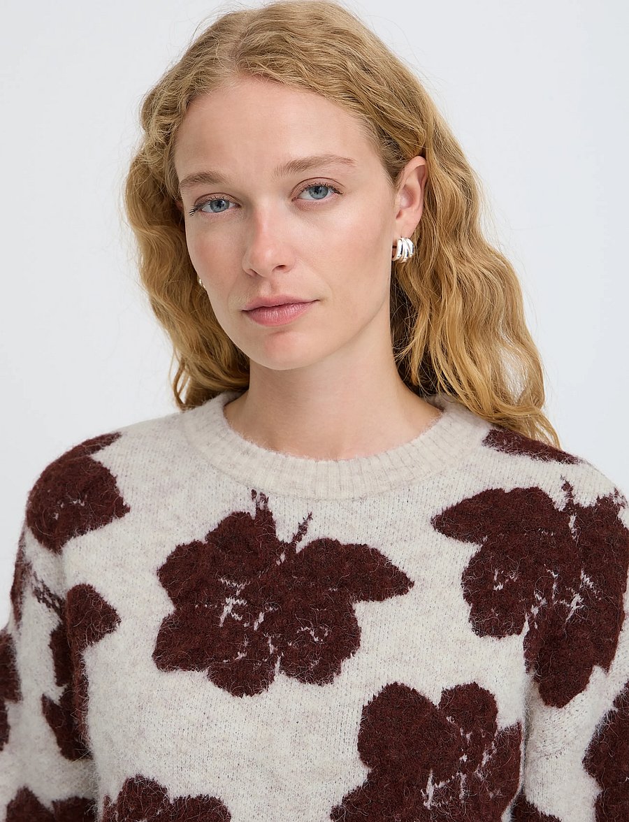 b.young - BYMANDA JUMPER - pullover - fugde flower - 5