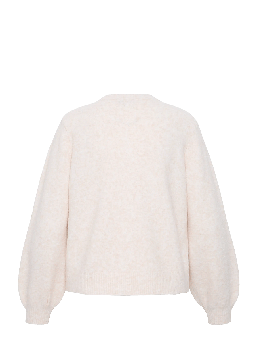b.young - BYOMEA DECO CARDIGAN 2 - cardigans - birch melange - 2