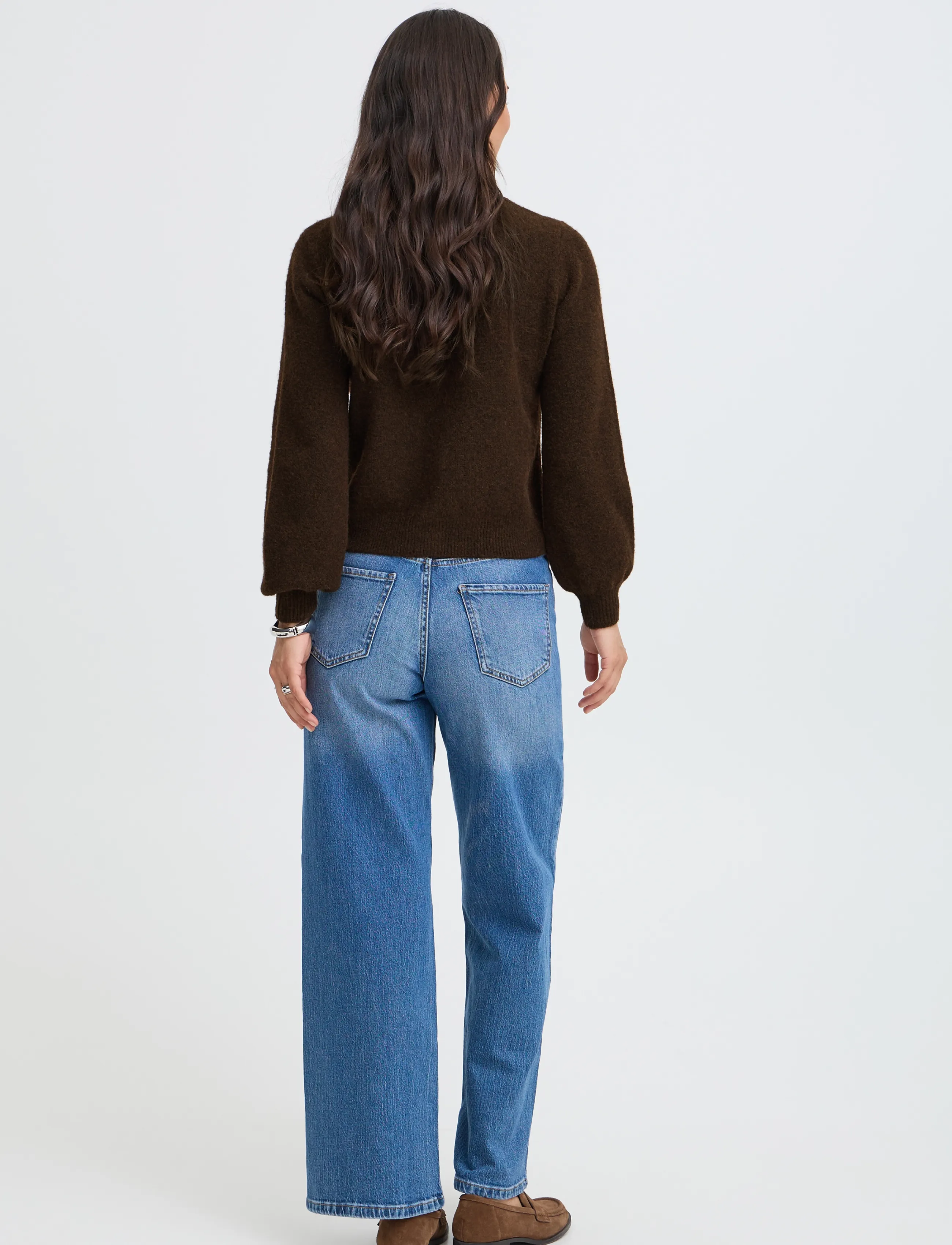 b.young - BYOMEA DECO CARDIGAN 2 - cardigans - java melange - 4
