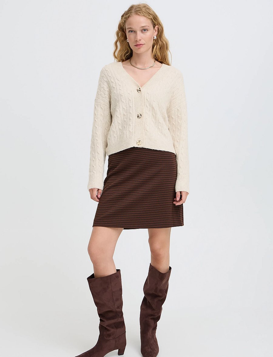 b.young - BYMAGRITE CARDIGAN - cardigans - birch melange - 0