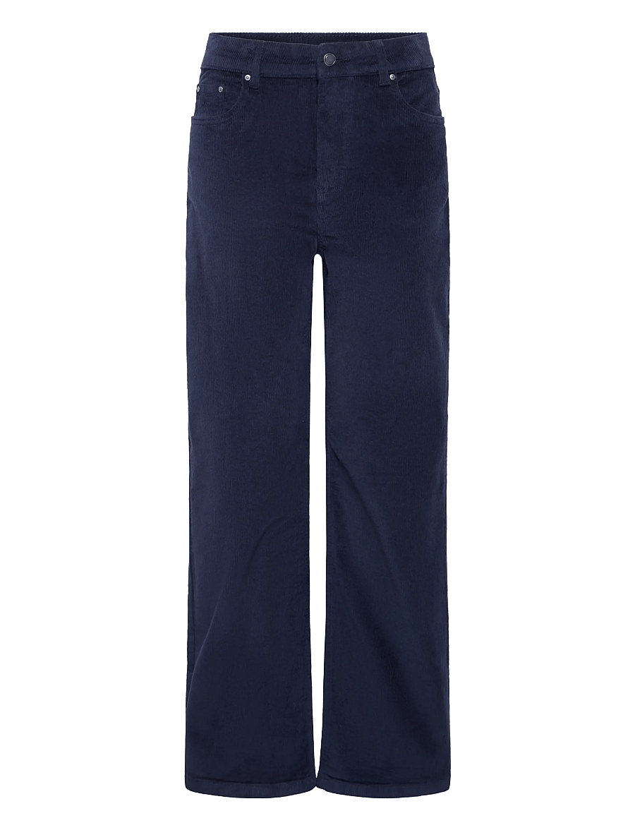 b.young - BYDASIK STRAIGHT PANTS - dark sapphire - 1