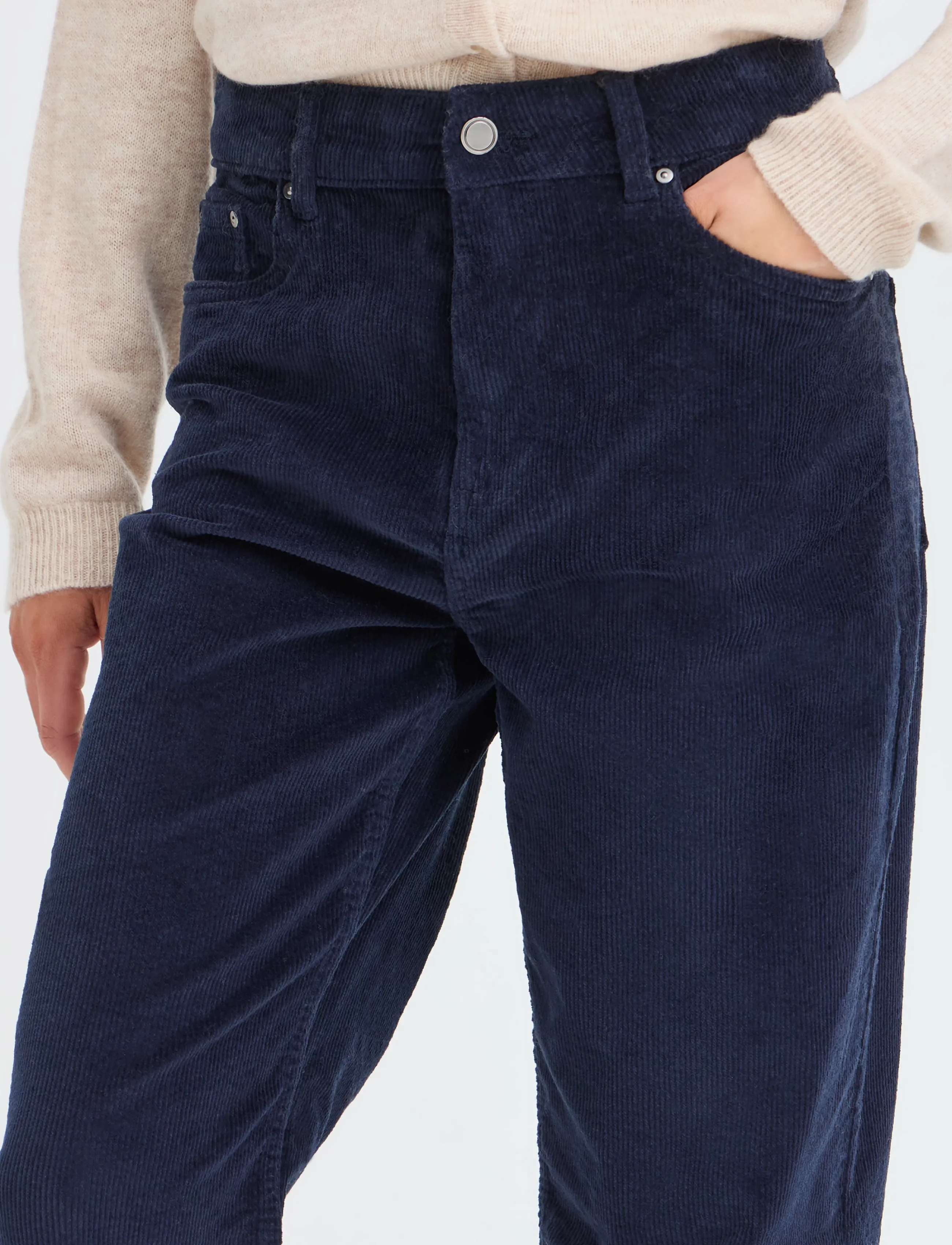 b.young BYDASIK STRAIGHT PANTS - Raka byxor - DARK SAPPHIRE / navy